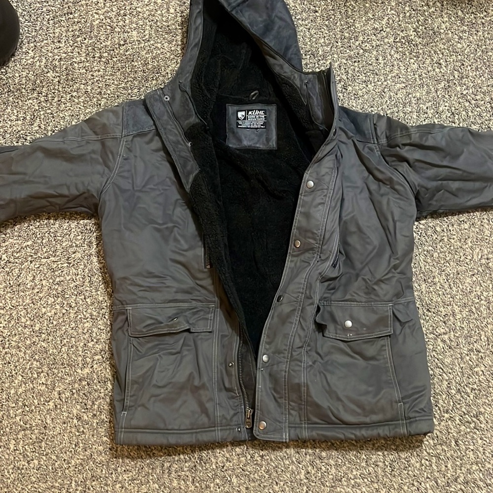 Kuhl hooded, lined jacket